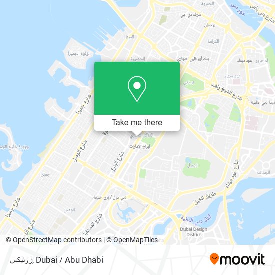 زونيكس map