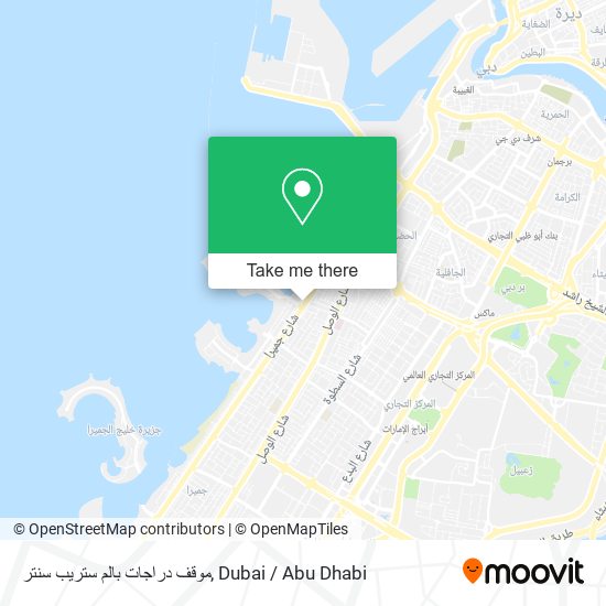 موقف دراجات بالم ستريب سنتر map