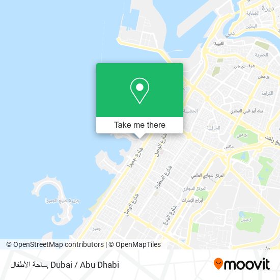 ساحة الأطفال map