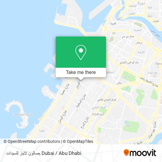 صالون لاينز للسيدات map