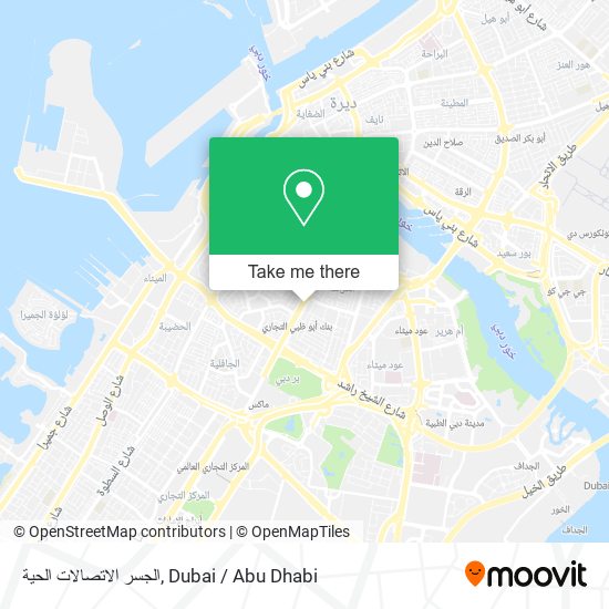 الجسر الاتصالات الحية map