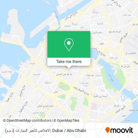 الاخلاص لتأجير السيارات (ذ.م.م) map