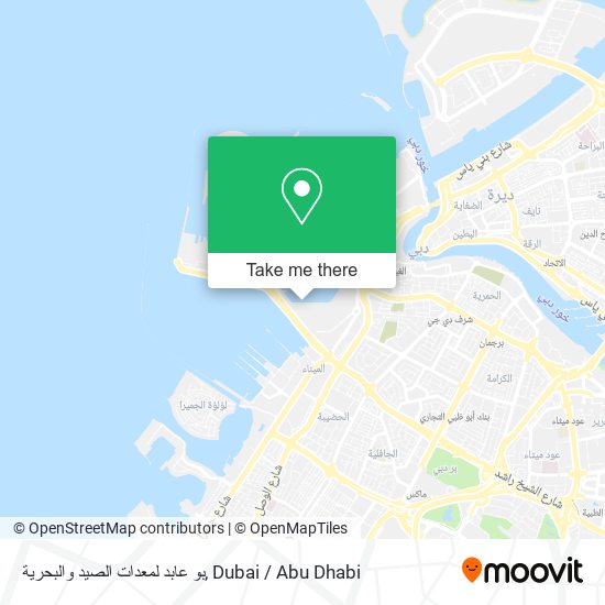 بو عابد لمعدات الصيد والبحرية map