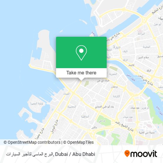 البرج الماسى لتأجير السيارات map