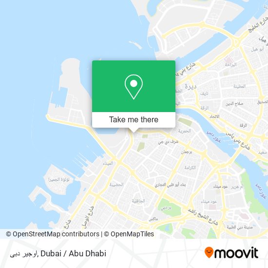 اوجير دبى map