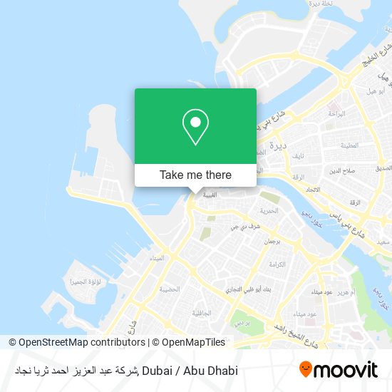 شركة عبد العزيز احمد ثريا نجاد map