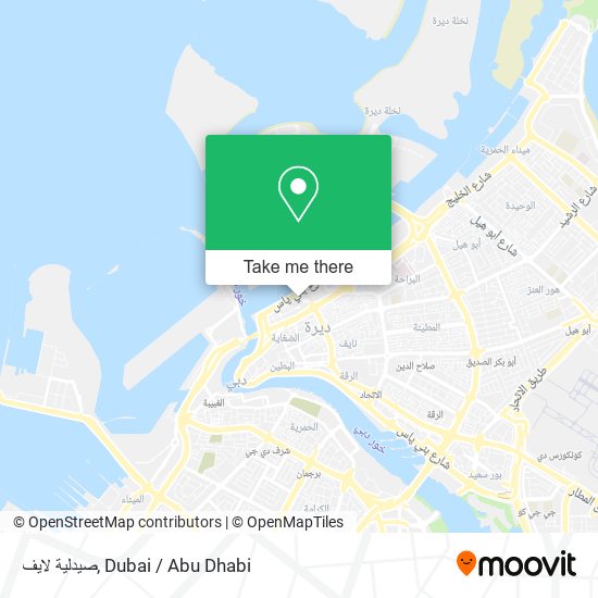 صيدلية لايف map