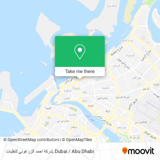 شركة احمد الزرعوني للنقليات map