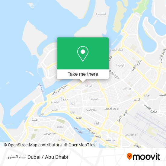 بيت العطور map