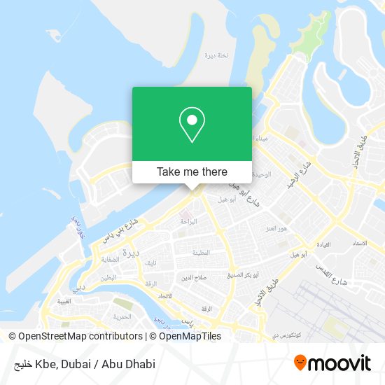خليج Kbe map