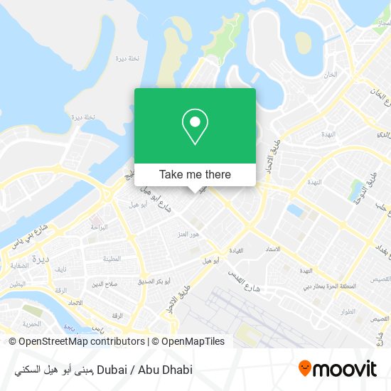 مبنى أبو هيل السكني map