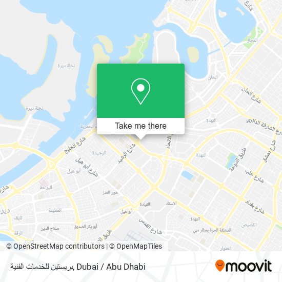 بريستين للخدمات الفنية map