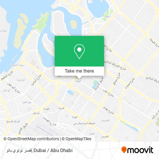 قصر توتوي باتو map