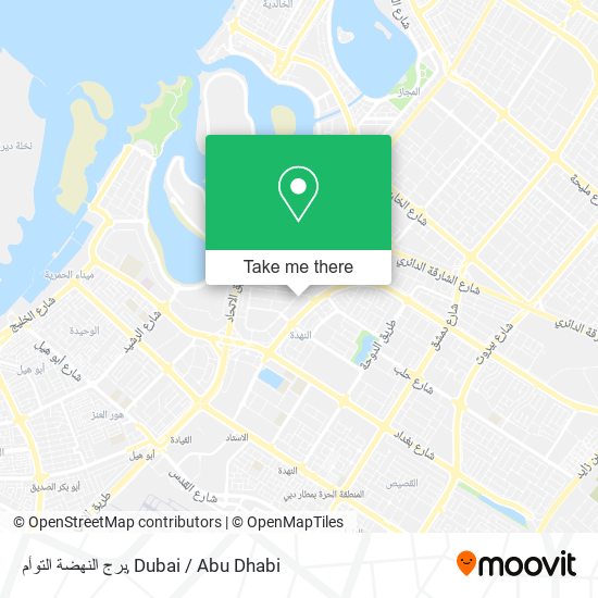 برج النهضة التوأم map