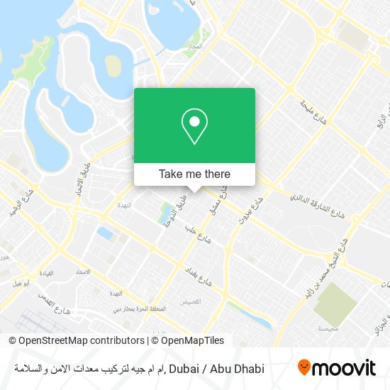 ام ام جيه لتركيب معدات الامن والسلامة map