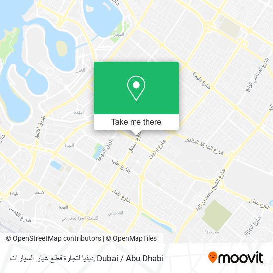 ديفيا لتجارة قطع غيار السيارات map