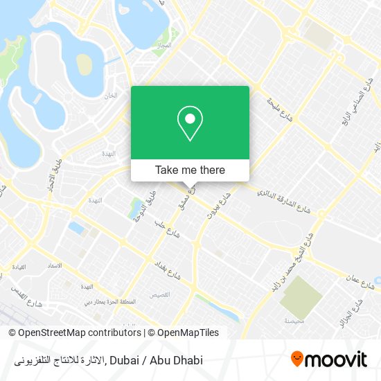 الاثارة للانتاج التلفزيونى map