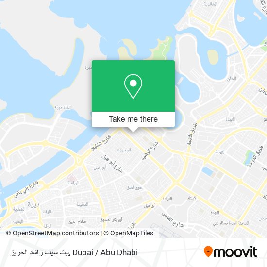 بيت سيف راشد الحريز map