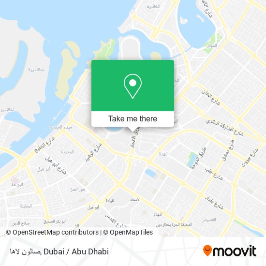 صالون لاها map