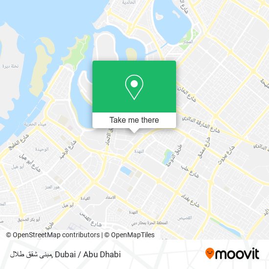 مبنى شقق طلال map