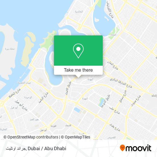 جراند اوتليت map