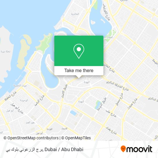 برج الزرعوني بلوك بي map