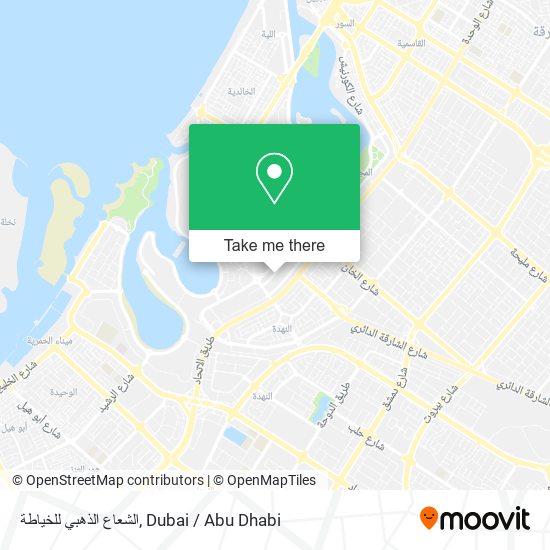 الشعاع الذهبي للخياطة map