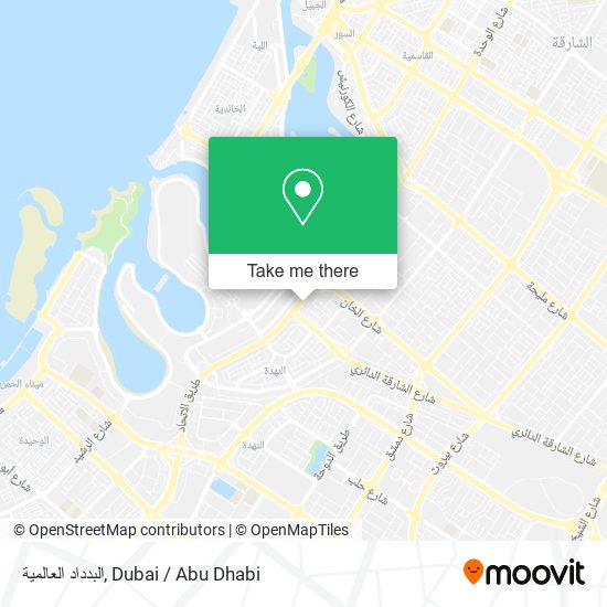 البدداد العالمية map