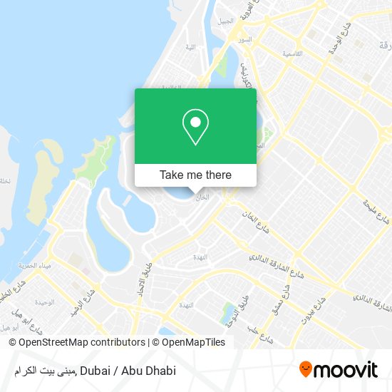 مبنى بيت الكرام map