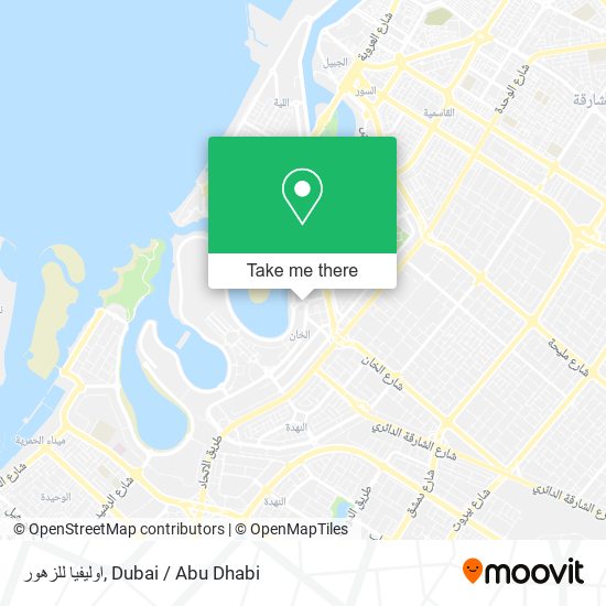 اوليفيا للزهور map