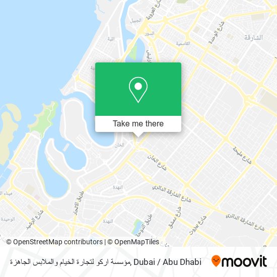 مؤسسة اركو لتجارة الخيام والملابس الجاهزة map