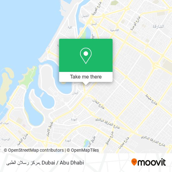 مركز رسلان الطبى map