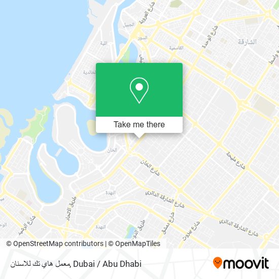 معمل هاي تك للاسنان map