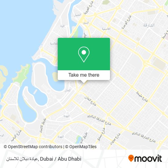 عيادة دبلان للاسنان map