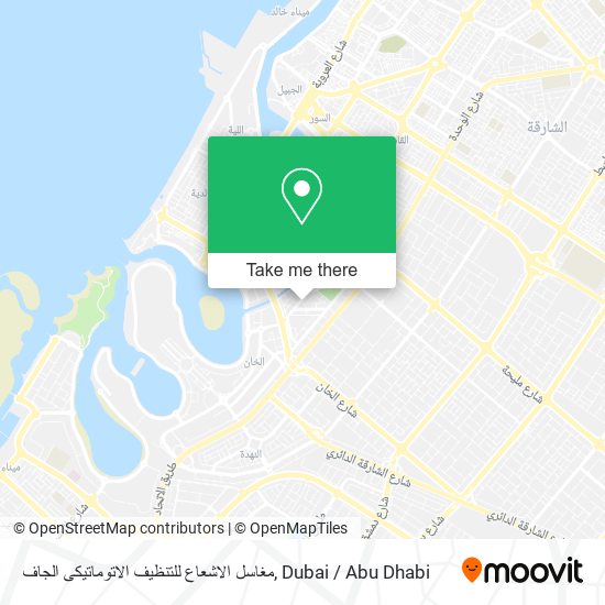 مغاسل الاشعاع للتنظيف الاتوماتيكى الجاف map