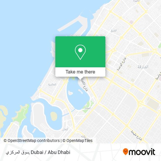 سوق المركزي map