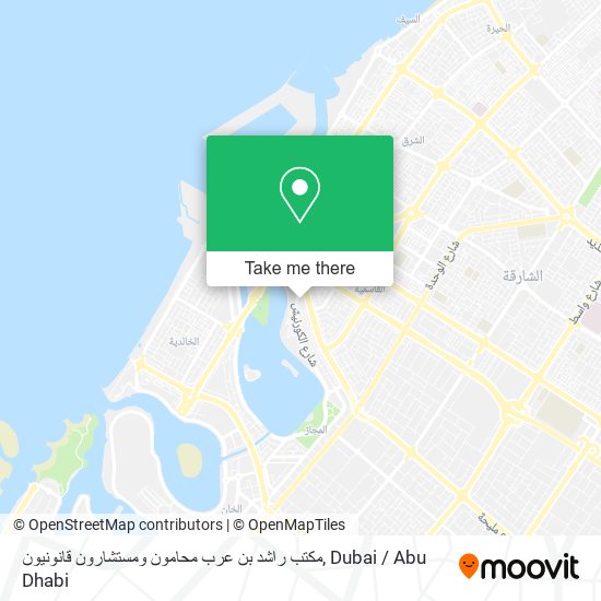 مكتب راشد بن عرب محامون ومستشارون قانونيون map