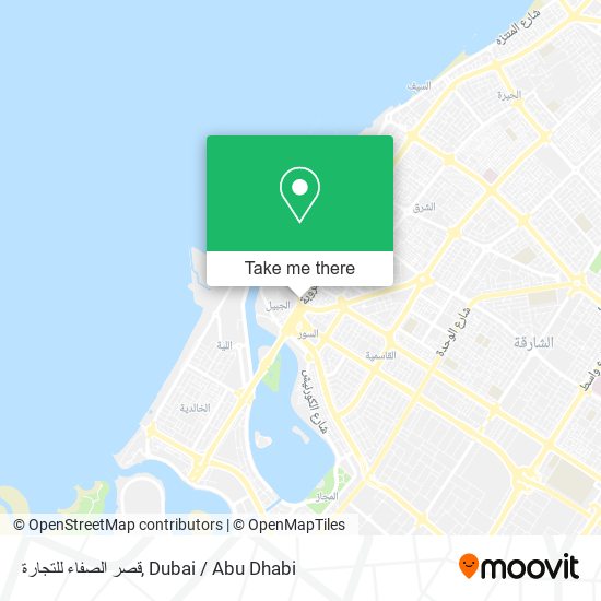 قصر الصفاء للتجارة map