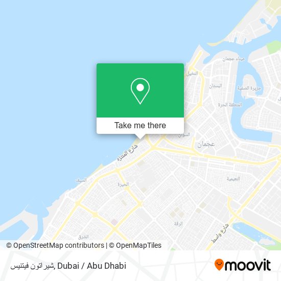 شيراتون فيتنيس map