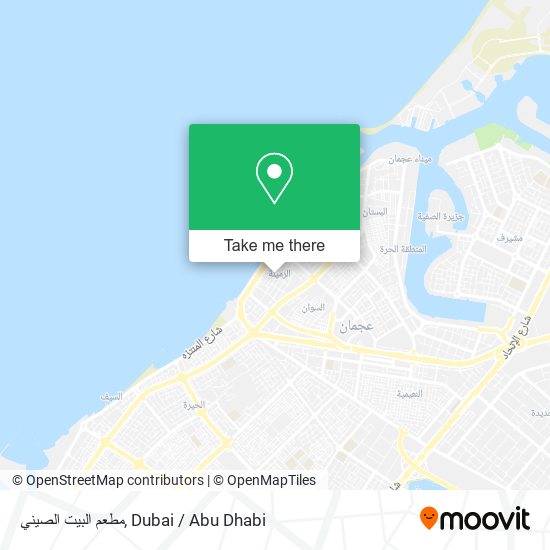 مطعم البيت الصيني map