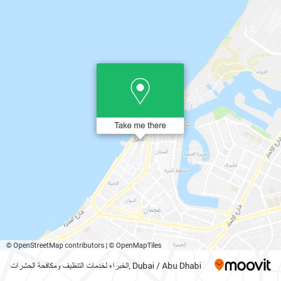 الخبراء لخدمات التنظيف ومكافحة الحشرات map