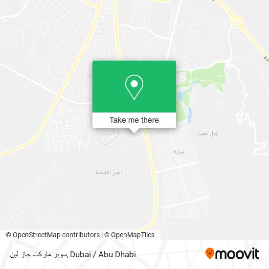 سوبر ماركت جاز لين map