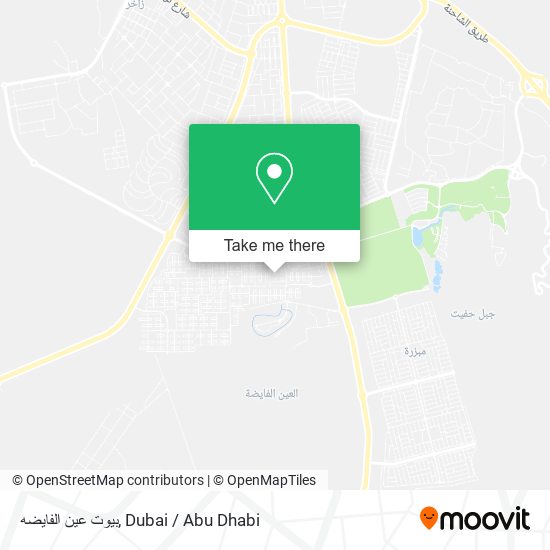 بيوت عين الفايضه map