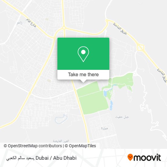 سعيد سالم الكعبي map