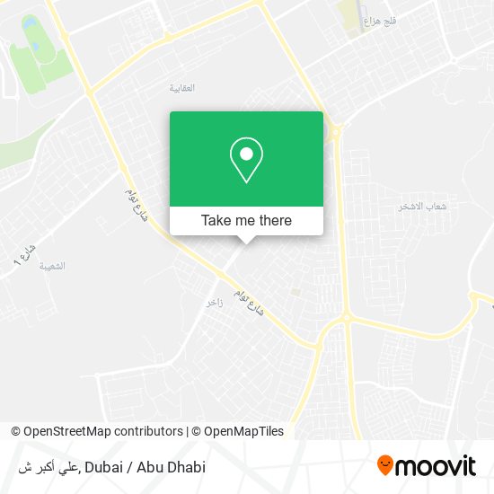 علي أكبر ش map