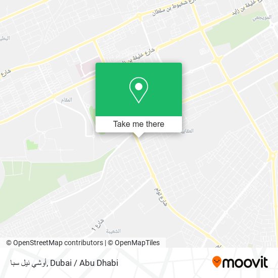 أوشي نيل سبا map