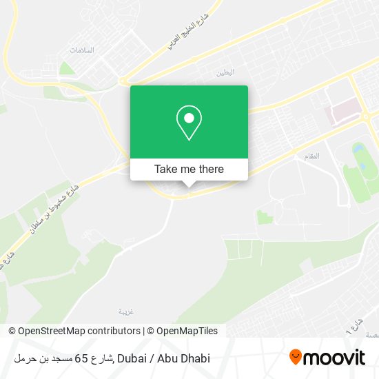شارع 65 مسجد بن حرمل map