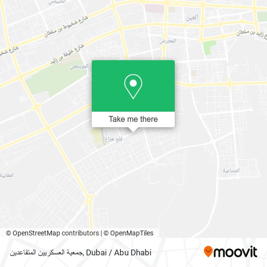 جمعية العسكريين المتقاعدين map