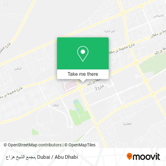 مجمع الشيخ هزاع map