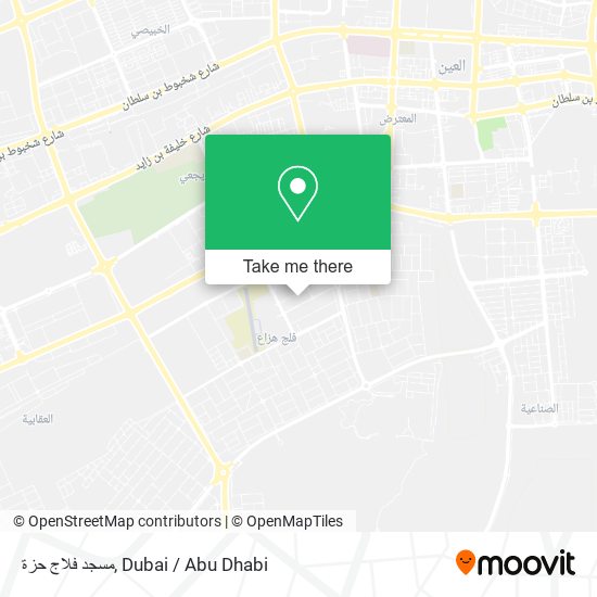 مسجد فلاج حزة map